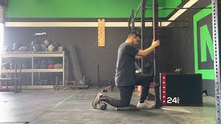 Half kneeling HS lift off + hovers