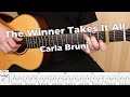 The Winner Takes It All - Carla Bruni | Fingerstyle Guitar Cover / Play-Along + Tab