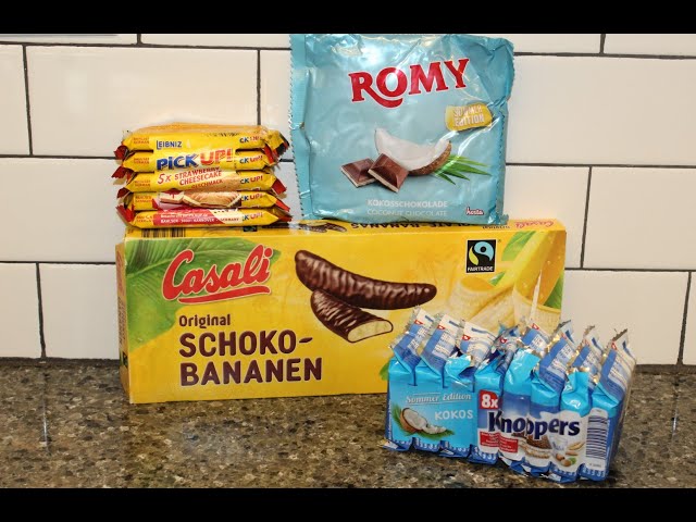 Casali Coconut Coconut, Banana, Cheesecake, Pick Up Strawberry - YouTube Romy Chocolate Knoppers Leibniz