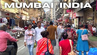 Walking Streets Of Mumbai India Walking Tour 4K Hdr