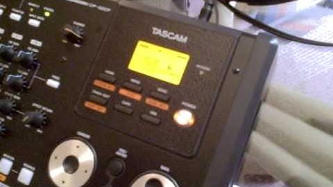 Tascam DP02 how to create a new song