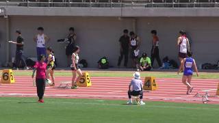 20170519群馬県高校総体陸上女子200m予選9組