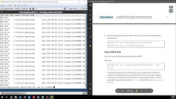 Lab 3 Access HDFS by Terminal & Command Line