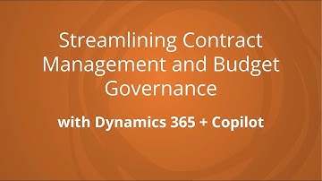 Streamline Contract Management & Budget Governance with Klevr Contracts, Dynamics 365 & AI Copilot