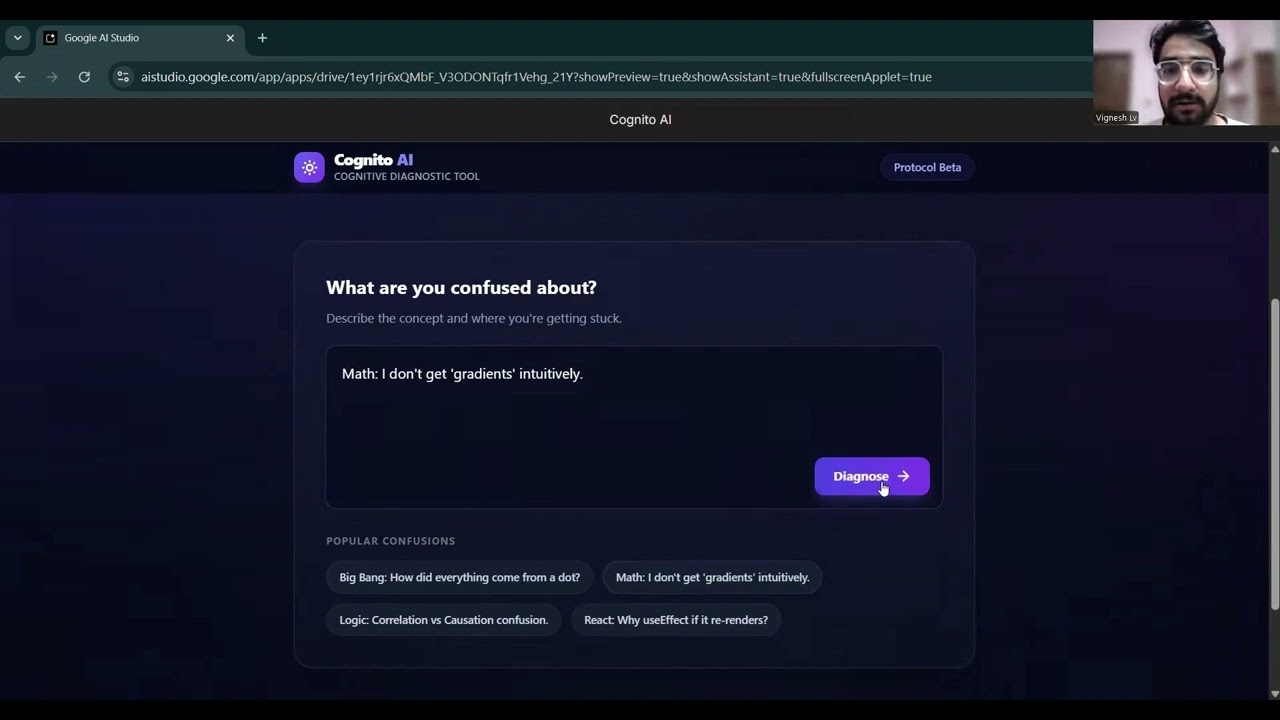 Cognito AI Diagnostic Engine | Startup School: Prompt to Prototype Submission