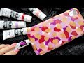 【UVレジン】アクリル絵の具で模様を描く、個性派スマホケース DIY Hand Painted Phone Cases｜UV Resin