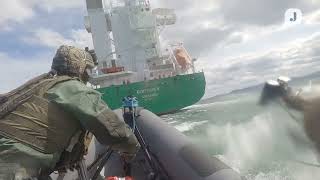 Exclusive footage of a joint Army Ranger Wing, Naval Service, and Air Corps exercise