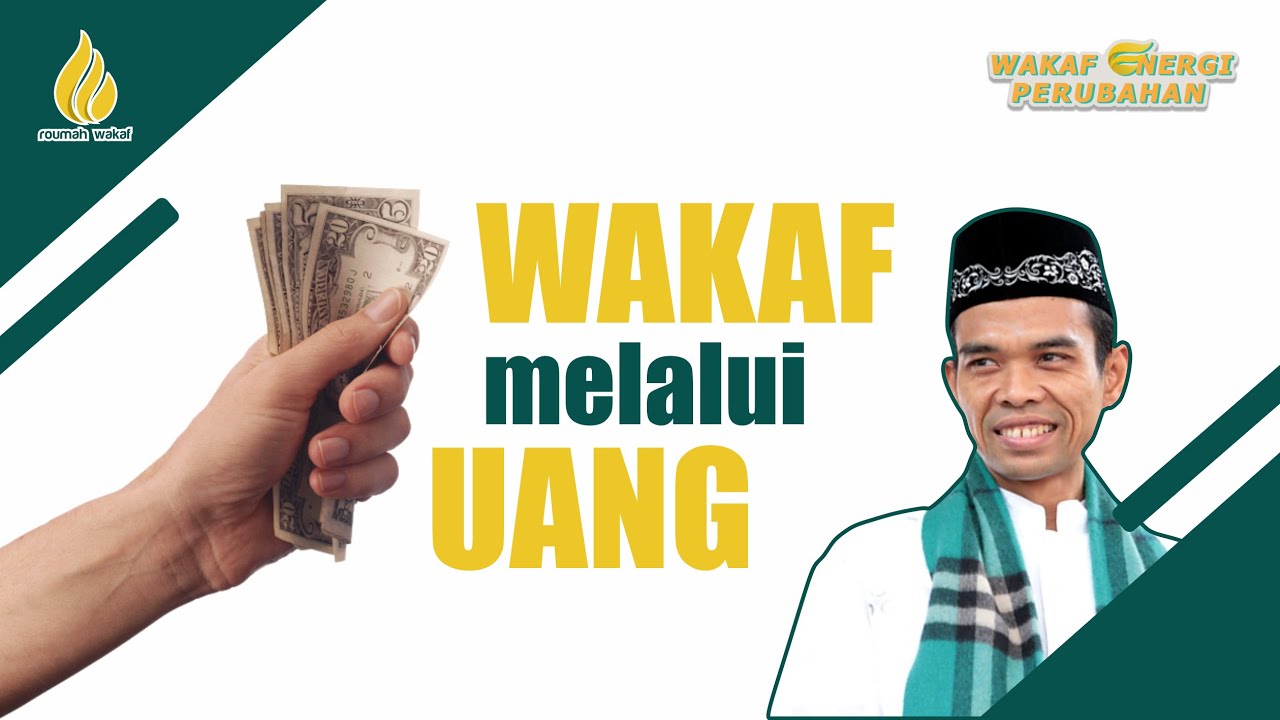 WAKAF MELALUI UANG | USTADZ ABDUL SOMAD, Lc., M.A., Ph.D.