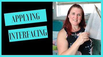 How to Apply Fusible Interfacing for Fabric Projects : quick sewing projects for beginners