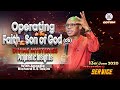 MORNING CLOUD TV - PROPHETIC INSIGHTS - OPERATING IN THE FAITH OF THE SON OF GOD - Part 05