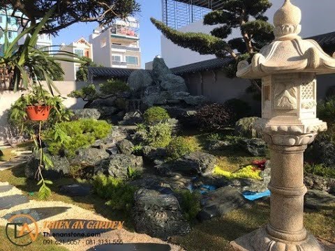 Video Đèn Đá Sân Vườn Nhật, Đèn Đá Sân Vườn, Thiết Kế Cảnh... - youtube