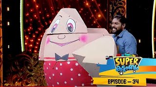 Ep 34| Super Kudumbam | Serial stars v/s Super Kudumbam family