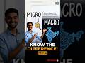Economics for Beginners :Micro vs Macro  Explained (part2)#study#shorts#commerce #ecnomics