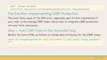 Fixing the Change Password Functionality in Symfony: A Detailed Guide