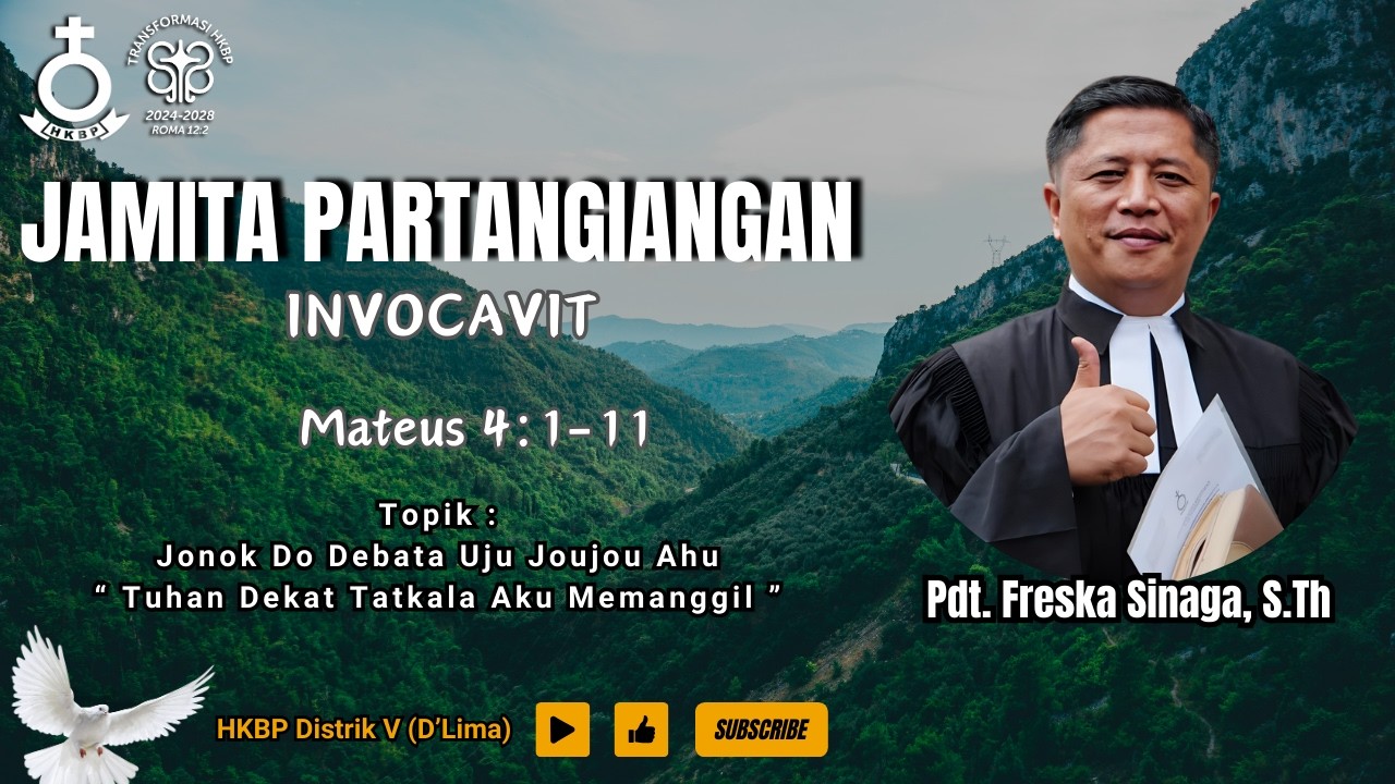 Jamita Partangiangan | Mateus 4:1-11 | Pdt. Freska Sinaga, S.Th.