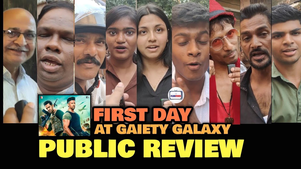War 2 PUBLIC REVIEW At Gaiety Galaxy | Hrithik Roshan, Jr NTR, Kiara Advani 