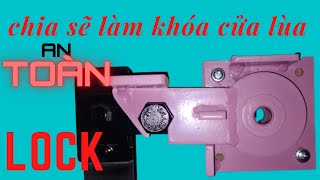 CHỐT KHÓA CỬA LÙA CHỐNG TRỘM | HOMEMADE SLIDING DOOR LOCK | SÁNG TẠO CHIA SẼ | DIY & SHARE