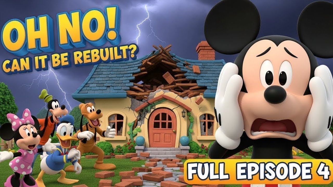 Oh No! Mickey’s Clubhouse Is Gone 😱   2 Hour Full Episode 4   Rebuild Adventure