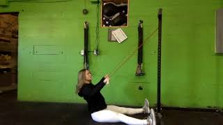 Lat Pulldown variations using a PVC pipe and band