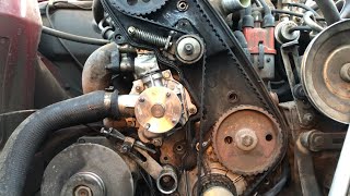2 Goofs vs Volvo 240 Timing Belt Replacement - Part 1/2