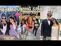 HOMECOMING SPIRIT WEEK *senior year* | dress up days, hoco court, + football game