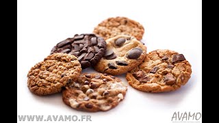 Grands cookies américains pépites chocolat et amandes