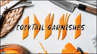 5 EASY COCKTAIL GARNISHES - My favourite orange zests