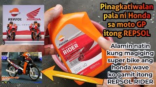REPSOL RIDER motorcycle oil review