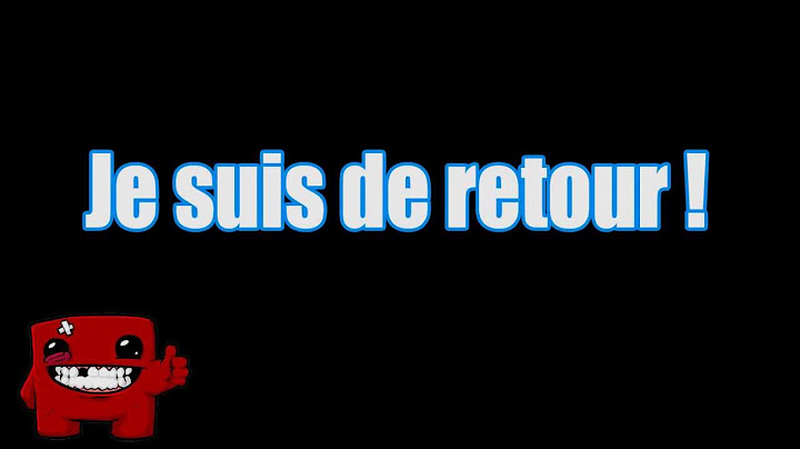 Je suis de retour et j'ai besoin de votre avis ! :D