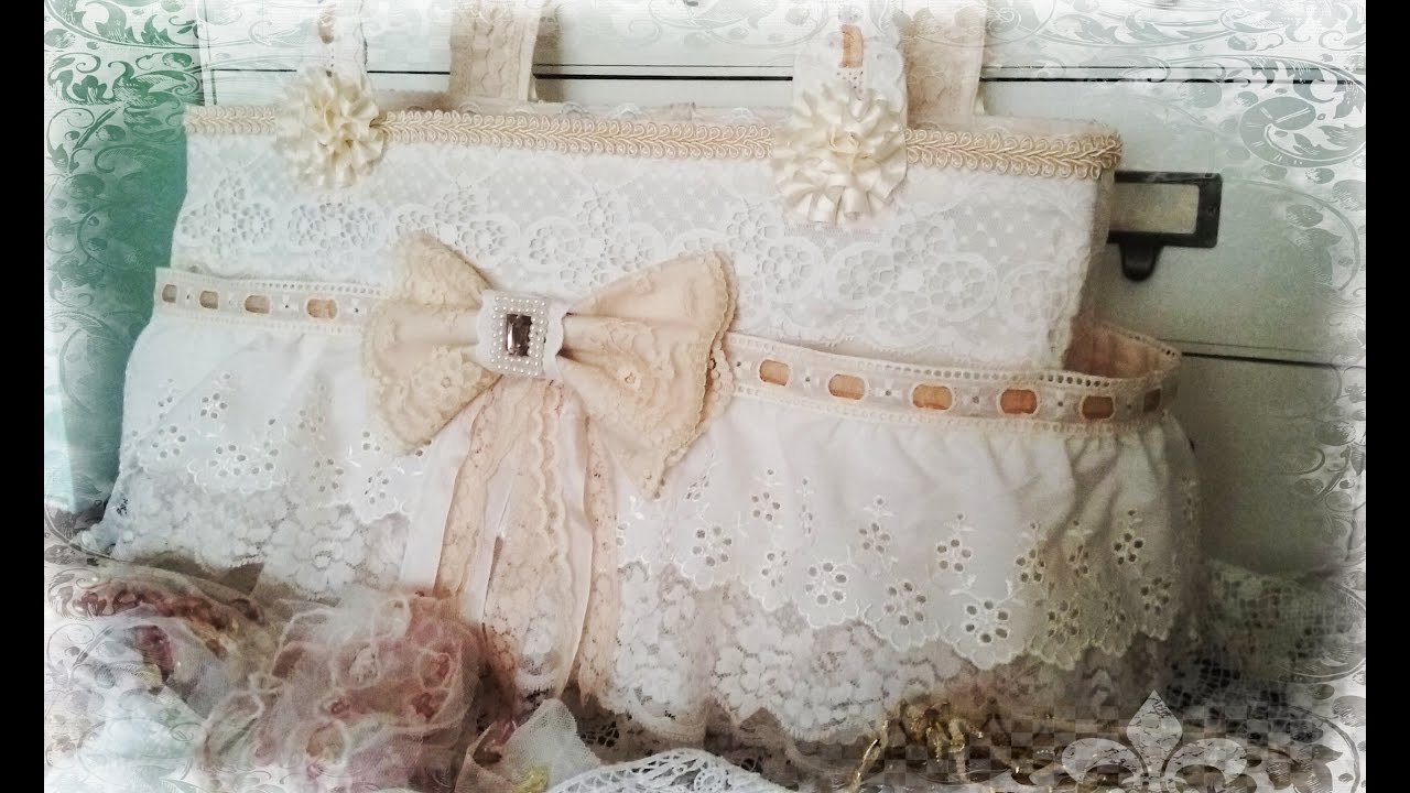 How to make a Pretty Tote Bag with Vintage Linen and Lace — Sum of their  Stories Craft Blog