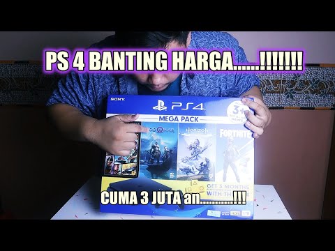 PS 4 SLIM 1 TB MEGAPACK CUMA 3 JUTAAN......!