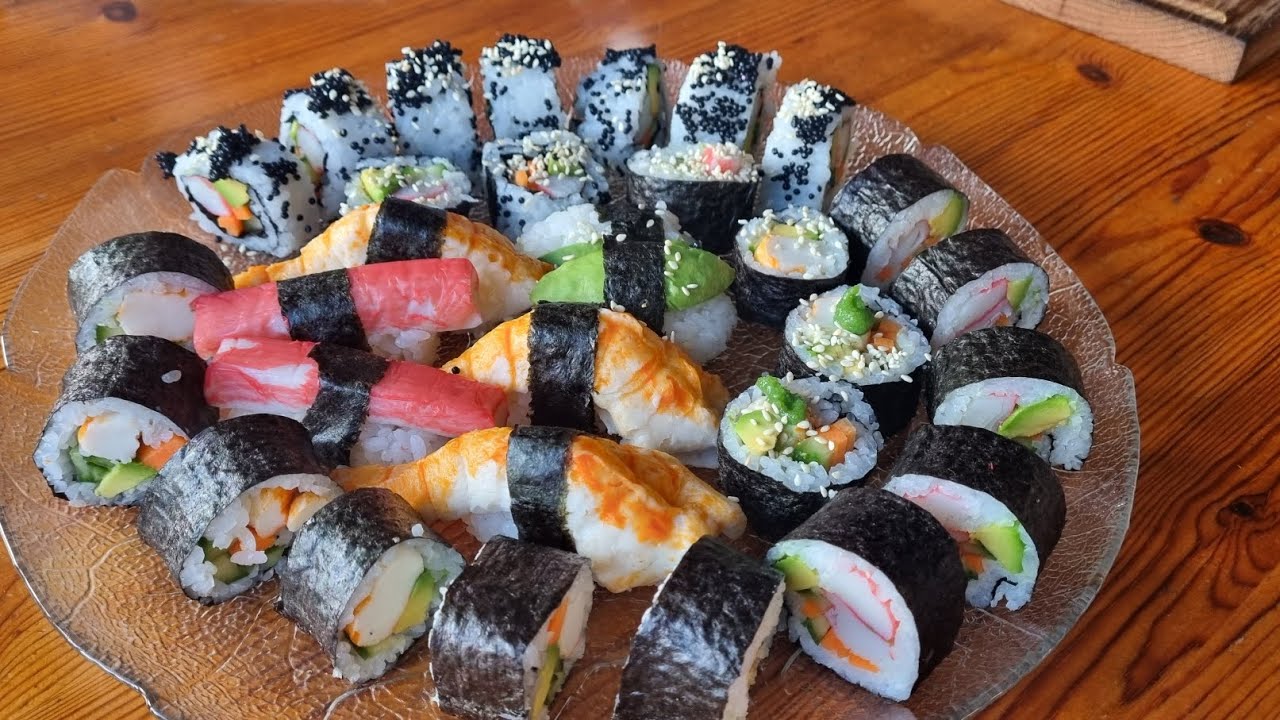 ซูชิสูตรนี้อร่อยมาก Hur man gör sushi