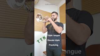 🎺 TRIPLE STACCATO 🎺Practicing triple staccato. I recommend this exercise in all Tune.