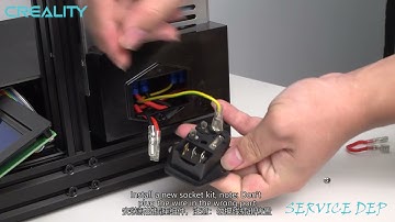 Service tutorial Ender - 3 replace the power switch