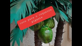 6 peças infláveis palmeiras gigante coco árvore de coco cor bola