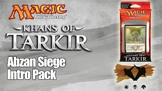 Magic The Gathering Khans Of Tarkir Abzan Siege Intro Deck Sealed Theme MTG 