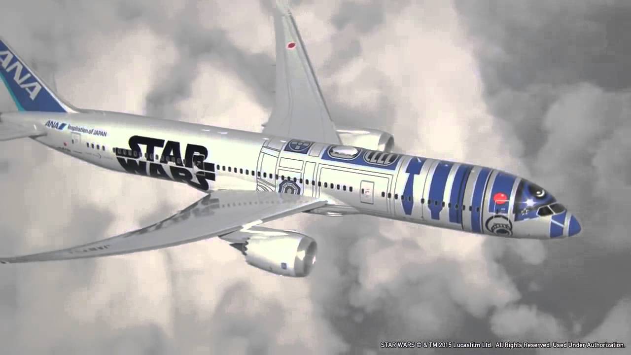 Star Wars Boeing 787-9 Dreamliner hits the skies with ANA Airways