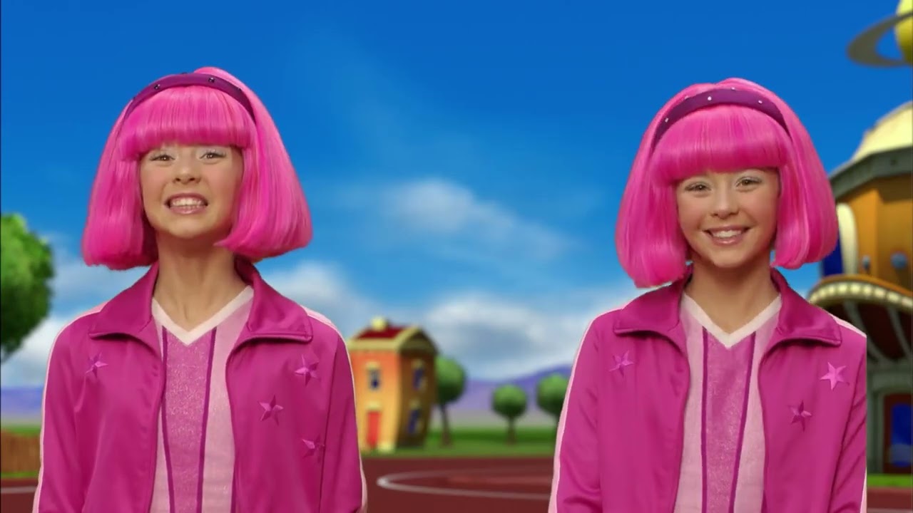 LazyTown - Who's Who? Mistake: Cropped Stephanie