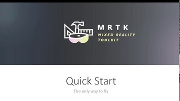 Mixed Reality Toolkit Quickstart
