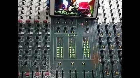 Soundcraft LX7 test with bose lifestyle sa3