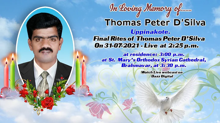 Final Rites of Thomas Peter DSilva (43 years)  on ...
