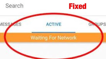 Waiting For Network Facebook Messenger Fix