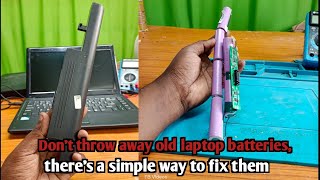 பழுதடைந்த லேப்டாப் பேட்டரி சரி செய்யும் முறை | Repairing laptop battery