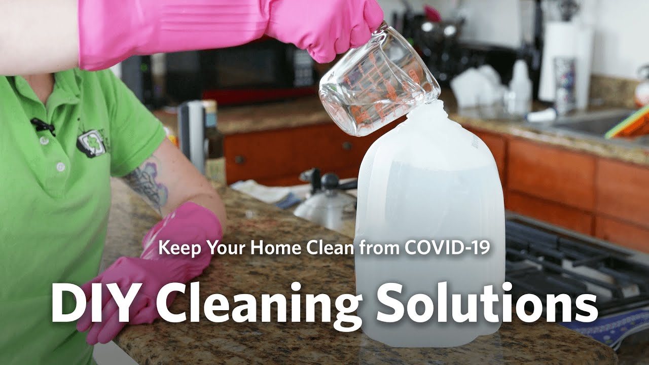 DIY Cleaning Solutions How to Keep Your Home Clean from COVID19 YouTube