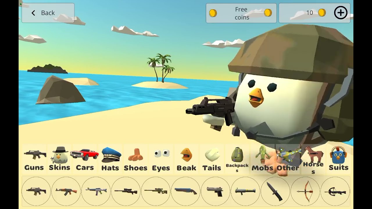 Mod apk chicken gun dinheiro infinito versão 1.9.9 (Leia a