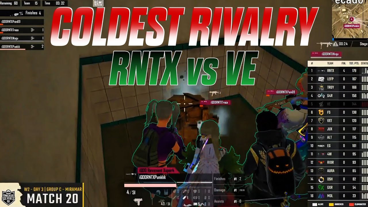 RNTX vs VE | THE COLDEST RIVALRY IN BGIS 2026 | BGMI
