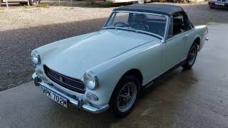 1974 MG Midget 1275 RWA in Glacier White