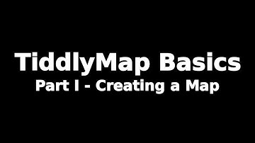 TiddlyMap Basics - Part I - Creating a Simple Concept Map to Link Your Wiki Topics