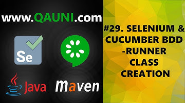 Selenium & Cucumber BDD – Tutorial 29/32: Runner Class Creation