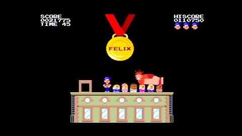 Fix It Felix JR Sega Mega Drive Gameplay